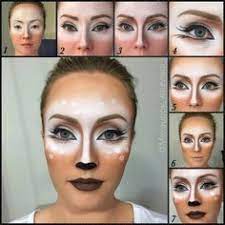 Deer Makeup Tutorial Deer Makeup Deer Makeup Tutorial Halloween Makeup Tutorial