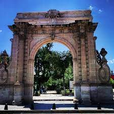 Parque Lerdo Historical Landmarks Colonial Mansion Chihuahua Mexico