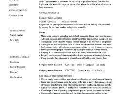 Sample Resume For Cosmetologist Resume For Cosmetologist Cosmetology ...