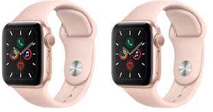 Apple watch series 6, apple watch se, and apple watch series 3 require an iphone 6s or later with ios 14 or later. Apple Watch Series 5 Gps 40mm Gold Aluminum Case With Pink Sand Sport Band Only 299 Shipped Reg 429 Freebies2deals