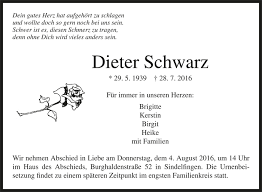 dieter schwarz gemeinsam gedenken
