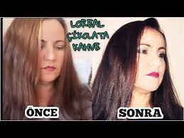 Evde Cikolata Kahve Sac Boyama Dip Boyasi Yapma Youtube Sac Sac Rengi Kahve
