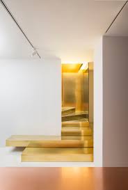 The Role Of Gold In Architecture And Design Nonagon Style Staircase Design Interior Stairs Interior Architecture