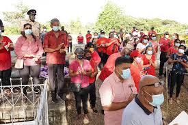 A wreath laying ceremony was hosted this morning at the graveside of the  late Kowsilla, also known as Alice. Kowsilla was killed