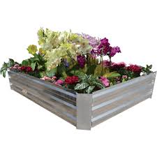 Stonegate Designs Galvanized Raised Bed 36in L X 72in W X 11 13 16in D Model Csn013 Northern Tool Raised Planter Beds Raised Planter Garden Tools Decor