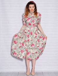 Floral Dresses Flower Dress Shirt Puff Sleeve A Line Pocket Flower Dress Shirt Flower Dresses Shirt Dress