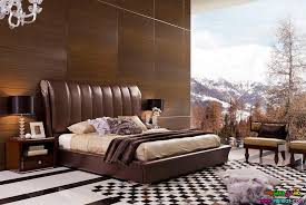 صور غرف نوم ايطالية باللون البني الغامق الزوق العالي ديكورات مميزة
