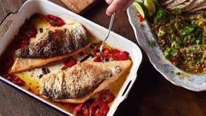 Drizzle the salmon with extra virgin olive oil and season lightly with sea salt and black pepper. Salmon Recipes Jamie Oliver 30 Minute Meals