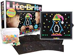How to print litebrite refill sheets from glowpeg. Amazon Com Basic Fun Lite Brite Ultimate Value Retro Toy Bigger And Brighter Screen More Pegs And Templates Storage Pouch Gift For Girls And Boys Ages 4 Amazon Exclusive Toys Games