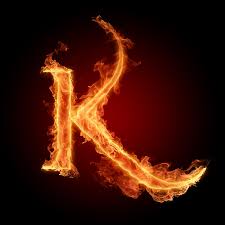 K On Fire Alphabet Wallpaper Alphabet Photos Letter K
