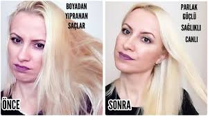 Boyali Yipranmis Kuru Saclar Icin Maske Sac Kopmalarina Son Youtube
