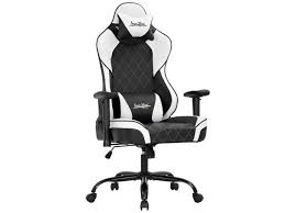 Opens in a new tab. Gaming Chair Big And Tall Office Chair 400lbs Wide Seat Ergonomic Desk Chair Task Rolling Swivel Adjustable Racing Computer Chair With Lumbar Support Armrest Headrest For Men White Newegg Com