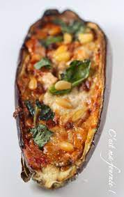 C Est Ma Fournee Les Aubergines Farcies Sans Viande Recettes De Cuisine Cuisine Vegetarienne Cuisine
