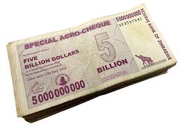 Image result for zimbabwe billion dollar note