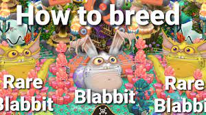 How to breed Blabbit + Rare Blabbit on Water island - YouTube