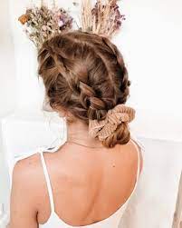 The Best Scrunchie Hairstyles For Today Diy Darlin Hair Inspiration Curly Hair Styles Scrunchie Hairstyles