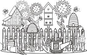 Free printable coloring pages for kids and adults. Detailed Garden Coloring Pages Garden Scene Coloring Page Greatest Coloring Book Garden Coloring Pages Detailed Coloring Pages Coloring Pages