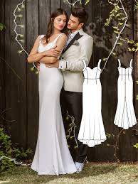 Marry Me 5 New Women S Sewing Patterns Wedding Gown Patterns Wedding Dress Sewing Patterns Evening Gown Pattern