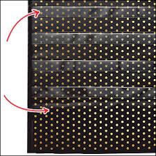 Deluxe Scheduling Gold Polka Dot Pocket Chart