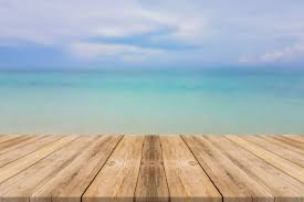 Download Wooden Board Empty Table Top Blur Sea Sky Background Perspective Brown Wood Table Beach Background Can Be Used Mock Up For Montage Products Displa In 2020 Beach Background