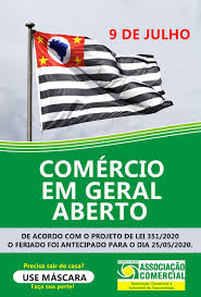 Parece que a sua pronúncia de feriado 9 de julho não é correto. Com Feriado Antecipado Em Maio 9 De Julho Sera Dia Util Em Taquaritinga O Defensor O Portal De Noticias De Taquaritinga E Regiao