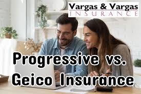Table summary of allstate vs progressive vs farmers vs state farm vs geico company Progressive Vs Geico Insurance Blog Vargas Vargas Insurance