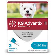 K9 Advantix Ii Topical Medium Dog Flea Tick Treatment Pack Of 6 Petco