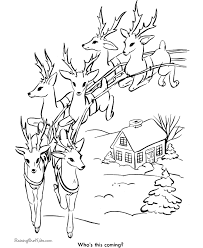 Download and print these santa and reindeer printable coloring pages for free. Santa S Reindeer Christmas Coloring Pages 006 Christmas Coloring Books Christmas Coloring Pages Printable Christmas Coloring Pages