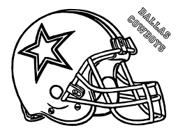 Print out and color cowboys: Dallas Cowboys 1 Coloring Page Free Printable Coloring Pages For Kids