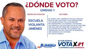 Este próximo domingo 9 de agosto...