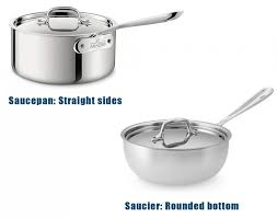 A deep cooking pan with a handle. What Is The Difference Between Saucepan And Saucier