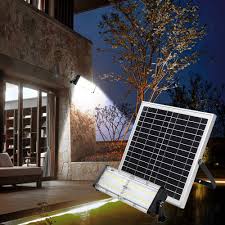 Lampe Lumiere Solaire Led Jardin Et Exterieur 5000 Lumens Flood Ebay