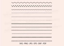 For 2018, i designed a new paper lantern each month and shared the svg cut files with you free. Dot And Line Pattern Svg Line Border Graphic By Redcreations Creative Fabrica