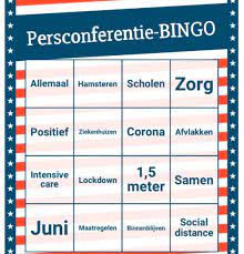 Parodie, geen echte overheidssite (duh). J H N Auf Twitter Persconferentie Bingo