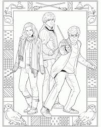 We also hope this image of harry ron and hermione coloring pages. Harry Hermione And Ron Coloring Page Free Printable Coloring Pages For Kids