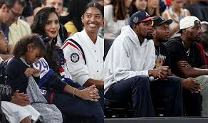 Courtside: Vanessa Bryant, Kevin Durant & others spotted for USA Basketball women's team vs Australia Olympics basketball game