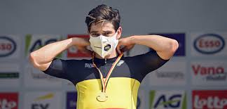Wout van aert goes solo. Wout Van Aert Rides The Tour De France In A Modified Version Of The Champion Jersey