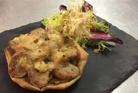 Croustillant De Boudin Blanc A La Tomme Des Ardennes Gastronomie Alimentation Boudin
