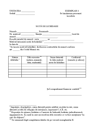 4.impotriva prezentei decizii de desfacere a contractului individual de munca susnumitul/a se poate adresa cu contestatie la instanta de judecata in termen de 30 zile de la. Model NotÄƒ De Lichidare Ce Trebuie SÄƒ ConÈ›inÄƒ De Fapt FiÈ™a De Lichidare In 2020 Impact