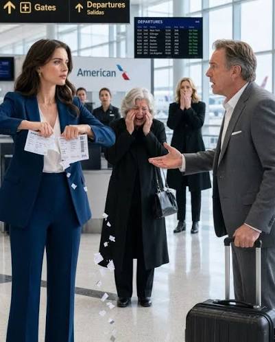 At the airport, my father left my seventy-six-year-old grandmother behind after she had paid more than $520,000 for a dream family vacation. When he looked at her and said, “Mom, at your