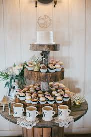 Rustic Wedding Cupcake Cake Table Dessert Table Cake Topper Barn Wedding Cupcake Table Wedding Wedding Cupcakes Rustic Rustic Wedding Cake Wedding Cupcakes