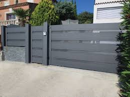 Portail Coulissant Et Portillon Portail Coulissant Portail Portail Maison