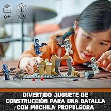 LEGO Star Wars: The Mandalorian Pack de Combate: Emboscada en Mandalore,  Juguete de Construcción de Fantasía con Minifiguras, Regalo Coleccionable  para Niños y Niñas de 6 Años o Más 75373 : Amazon.es: