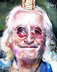 Painting Of Jimmy Savile Painting Art Illustration