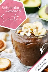 Schokolade Avocado Smoothie Avocado Smoothie Zwischenmahlzeit Einfacher Nachtisch