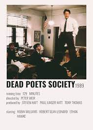 Dead Poets Society Movie Poster Dead Poets Society Movie Dead Poets Society Movie Posters Alternative Movie Posters