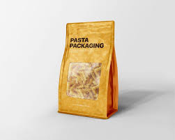 Pasta Package Flat Bottom Bag Free Mockup In 2020 Bag Mockup Packaging Pouch Packaging