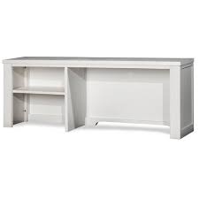 The riverdale hutch, shown above in 59 wide, is an accessory piece for the riverdale desk with seven drawers that offers six adjustable shelves for additional storage. Highlands Desk Hutch White Hillsdale Furniture Target