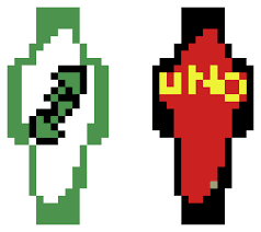 For skip, reverse, and draw 2 cards, you must match the color of the card on the discard pile. Minecraft Uno Reverse Card Shefalitayal
