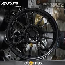 Velg rays r17 x 7,5 | h8 pcd 100/114,3 | et 45 | hyper black lip polish. 64 Velg Rays 17 Harga Rp 6 1juta Inkuiri Com